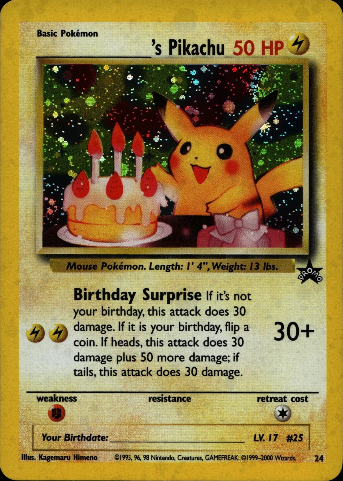 Pikachu - PROMO #25