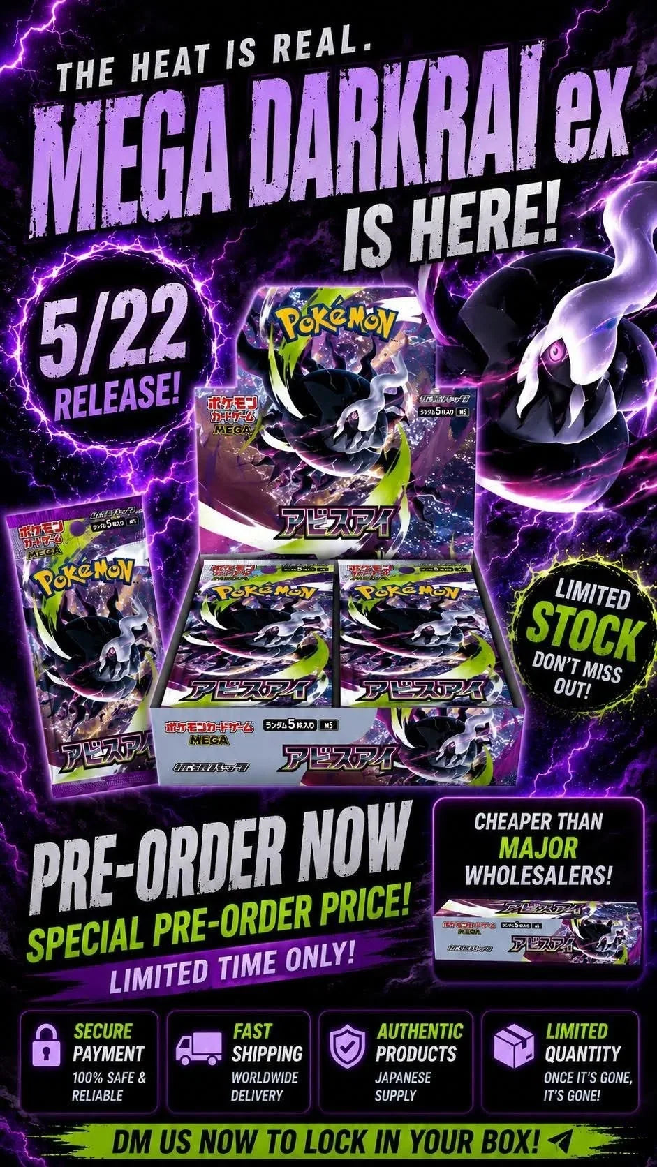 PRE-ORDER Abyss Eye M5 Booster Box