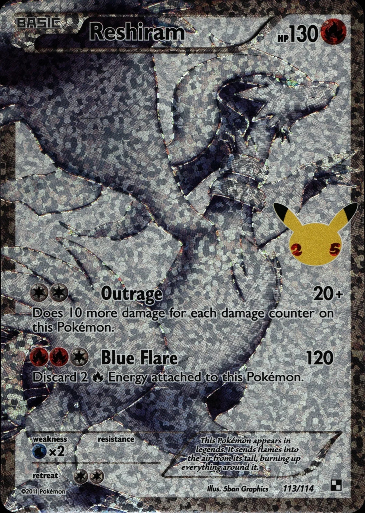 Reshiram - BW1 #113/114