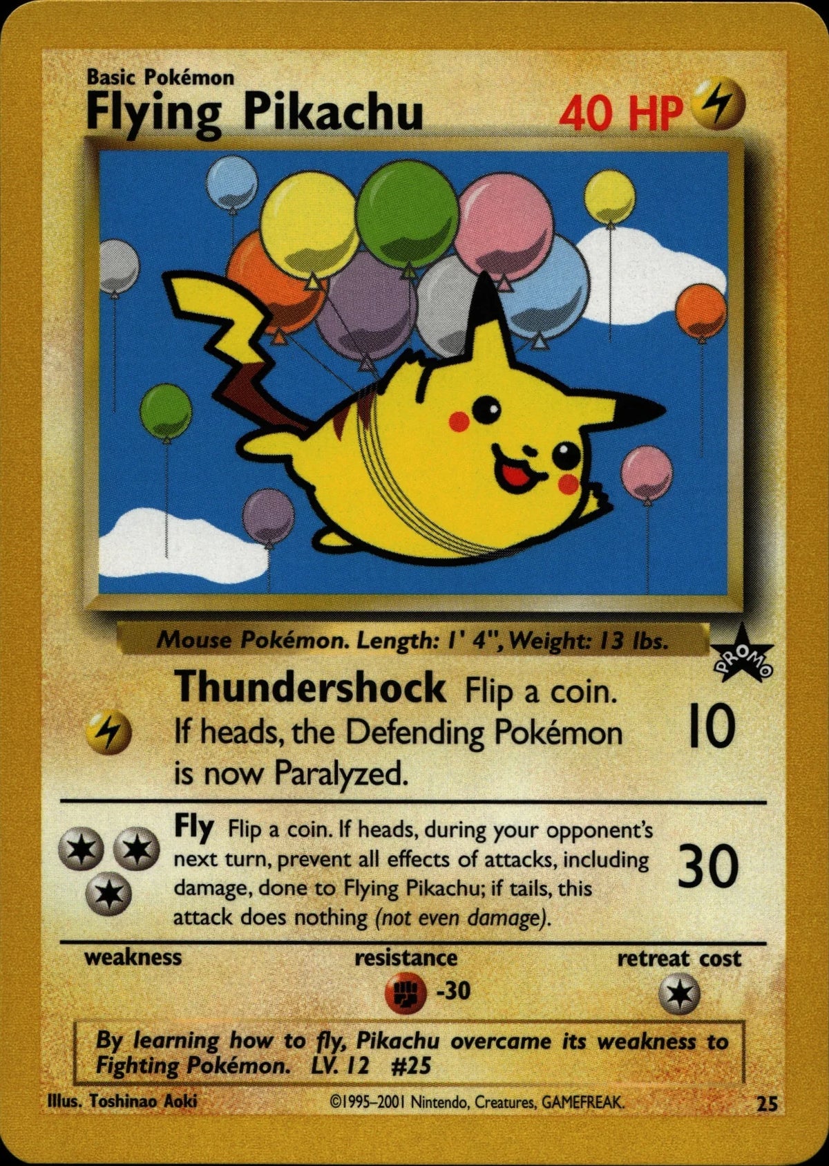 Flying Pikachu - PROMO #25