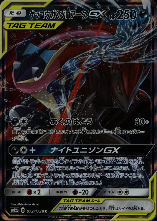 Greninja & Zoroark-GX - SM12a #072/173