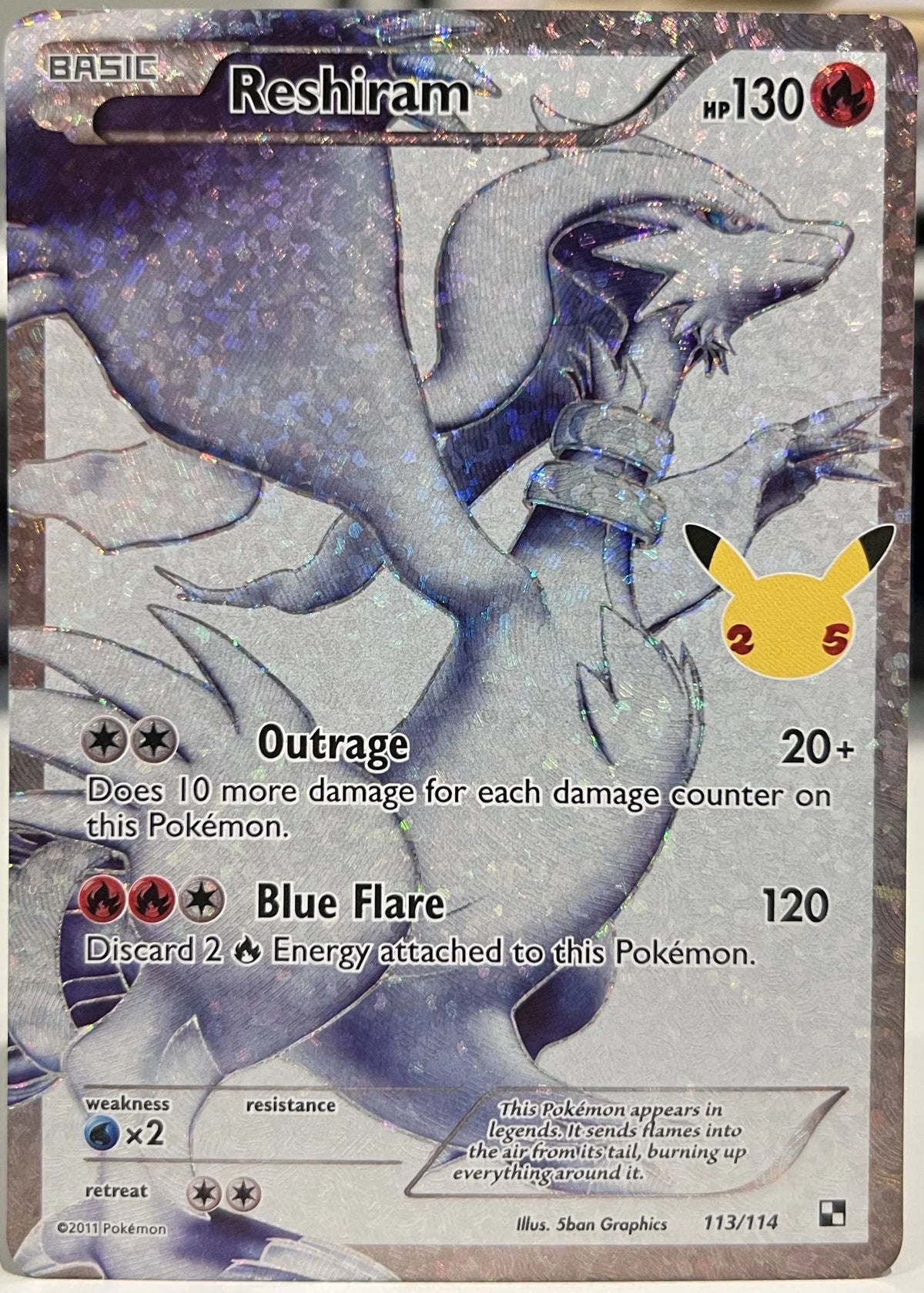 Reshiram - BW1 #113/114